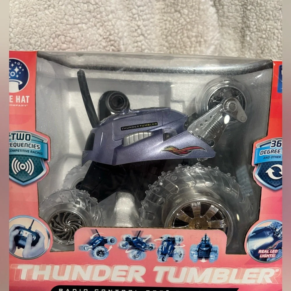 Thunder‎ Tumbler Children's Remote Control Spinning Stunt Car- Light purple